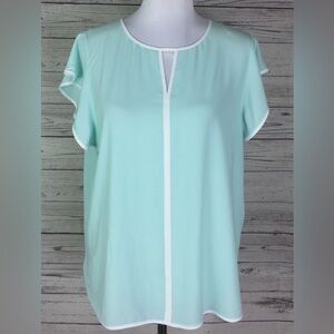 Calvin Klein Mint Short Sleeve  Blouse